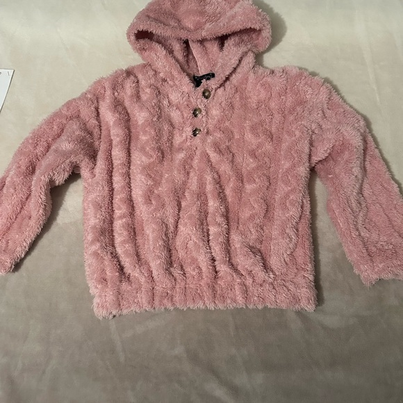 Xtraordinary Pink Fuzzy Hoodie - Picture 1 of 1